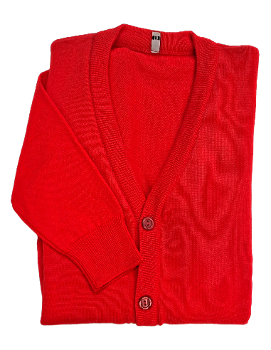 CHAQUETA LANA ROJA