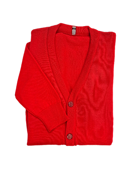 CHAQUETA LANA ROJA
