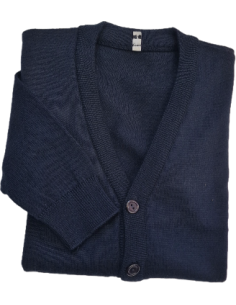 Chaqueta lana azul marino