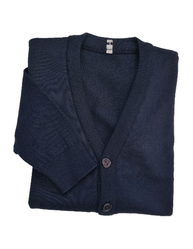 Chaqueta lana azul marino