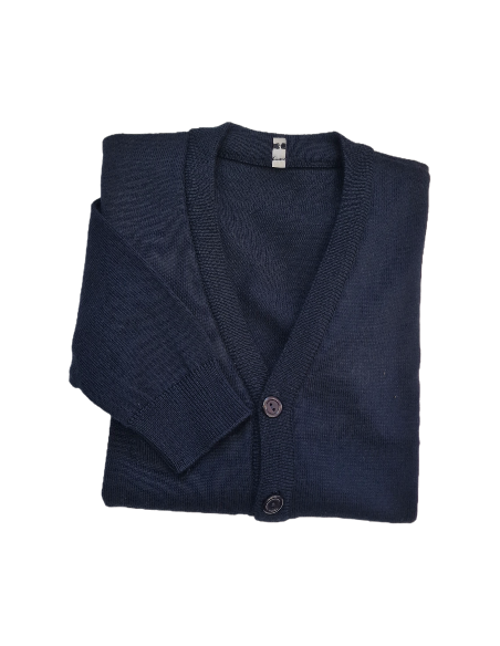 Chaqueta lana azul marino